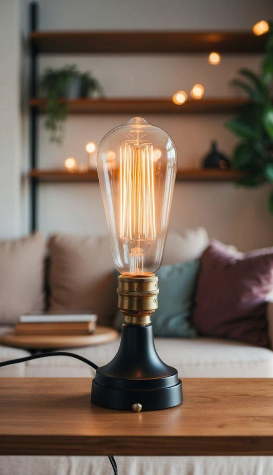 Elegant Glow: Modern Classy Edison E27 4W Filament Bulb (Only Bulb)
